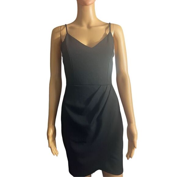 Lulus 🌻 Forever Your Girl Black Bodycon Dress Medium - Picture 3 of 7